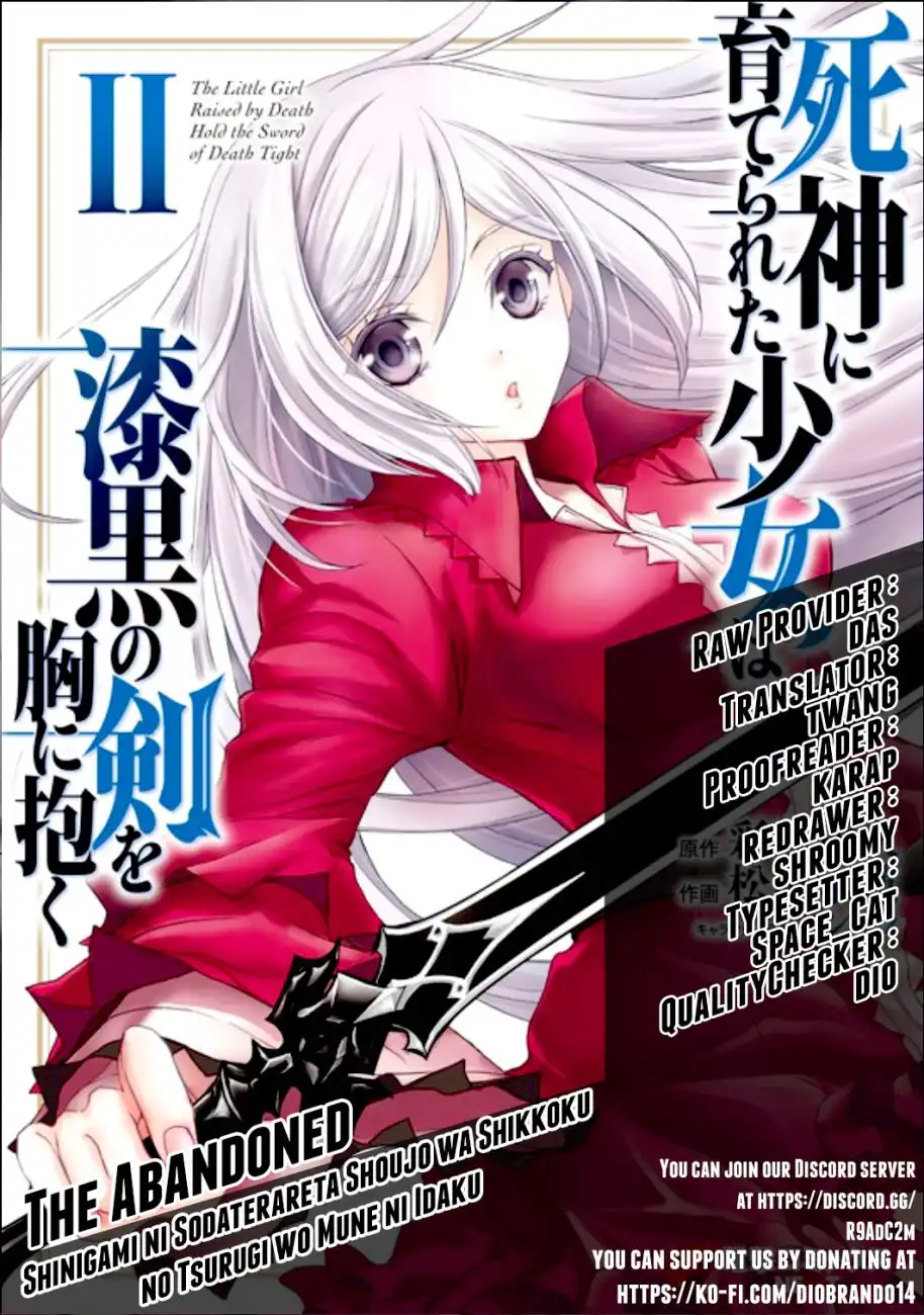 Shinigami ni Sodaterareta Shoujo wa Shikkoku no Tsurugi wo Mune ni Idaku Chapter 14 1